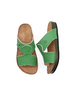 حذاء طبي جلد طبيعي اخضر 3